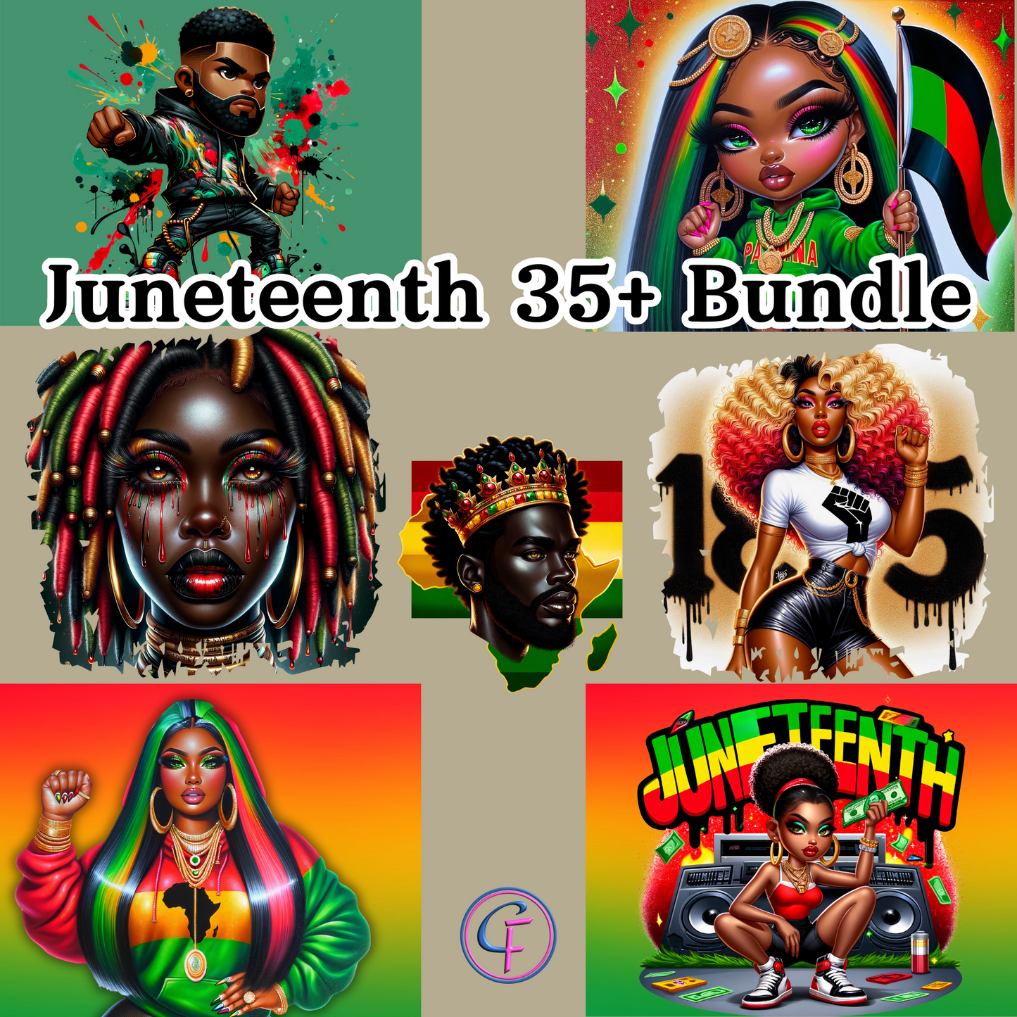 Juneteenth Bundle (35+) PNG Designs