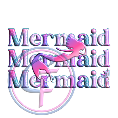 Mermaid Mermaid Mermaid PNG Design