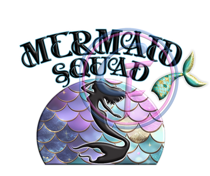 Mermaid Squad PNG Design