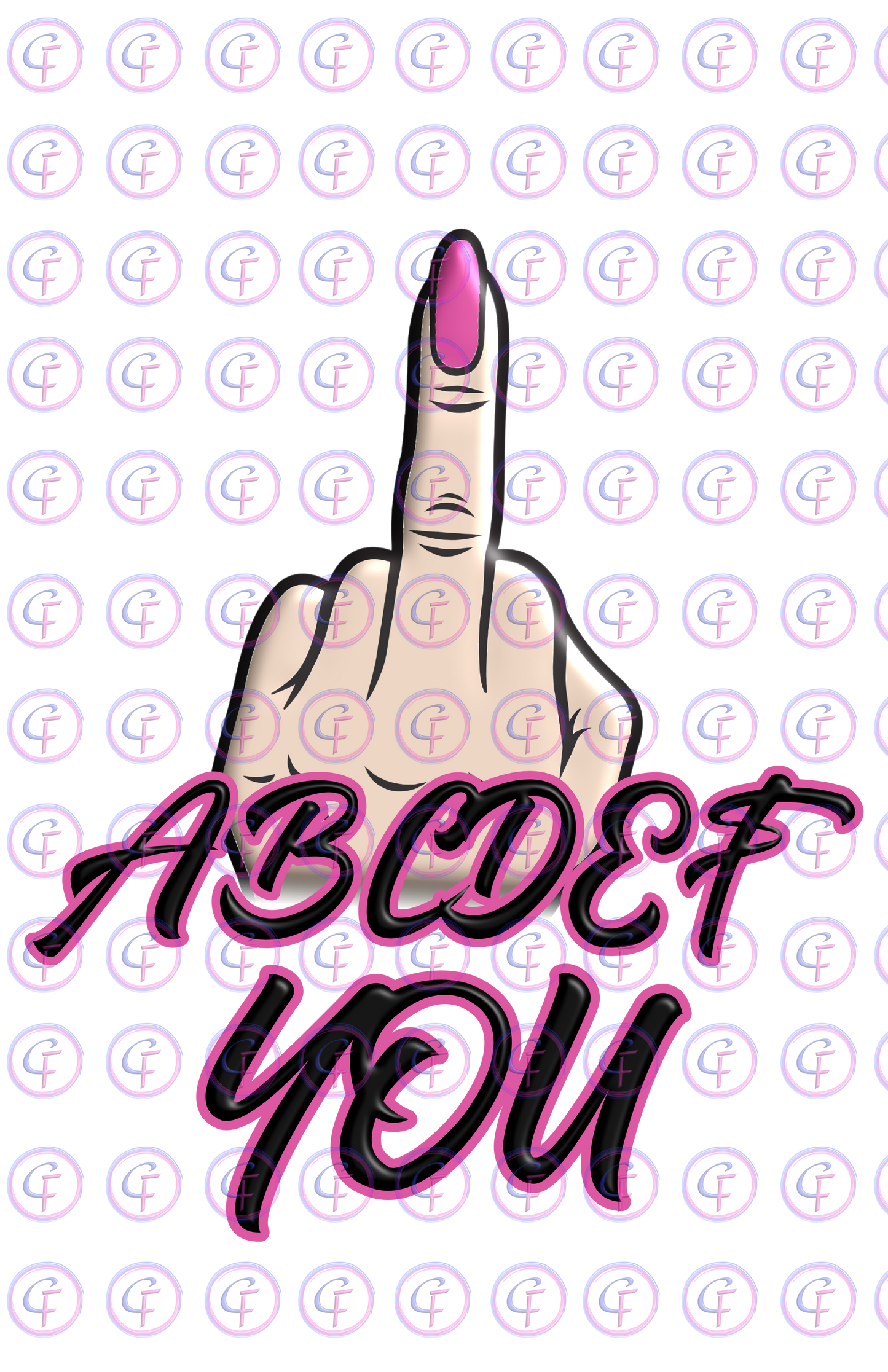 ABC YOU PNG Design